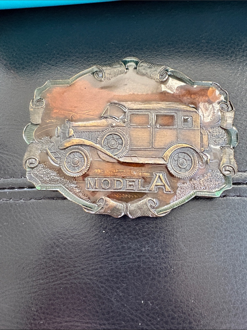 Vintage Ford Model A Collectible Belt Buckle